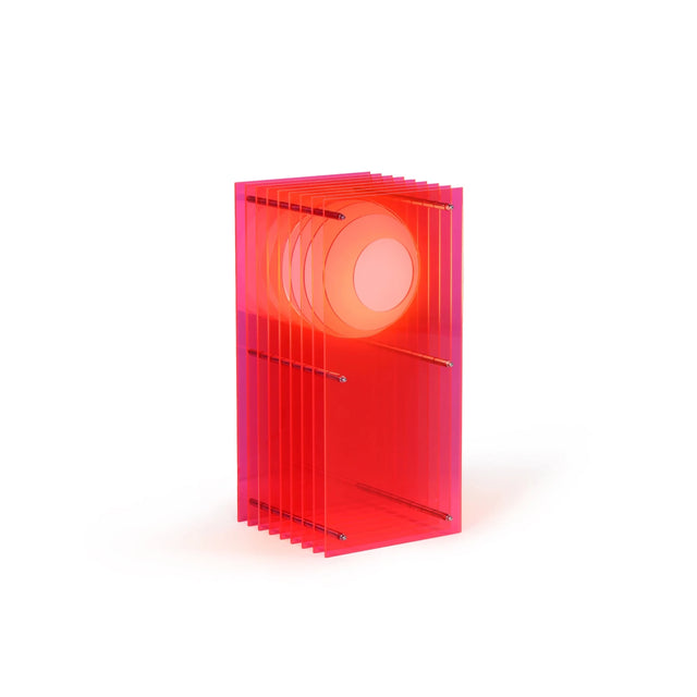 Stehleuchte Lớp Small Rectangle in Electric Pink - Bang - DesignWe.Love