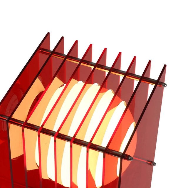 Stehleuchte Lớp Small Rectangle in Rot - Bang - DesignWe.Love