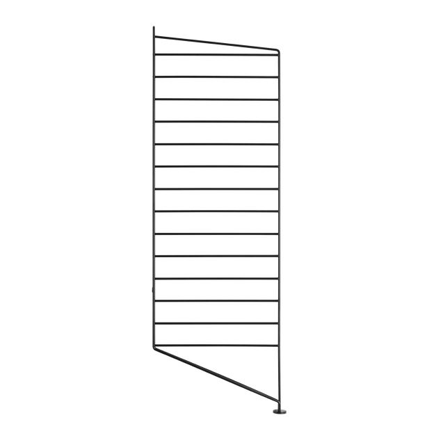 String Furniture Bodenleiter Regalsystem – 85 × 30 cm, Schwarz