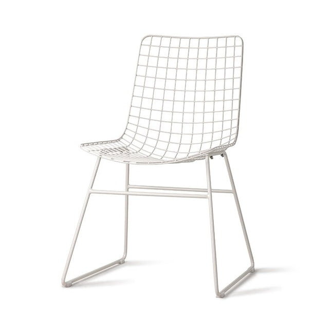 Stuhl Metall Wire weiß - HK Living - DesignWe.Love