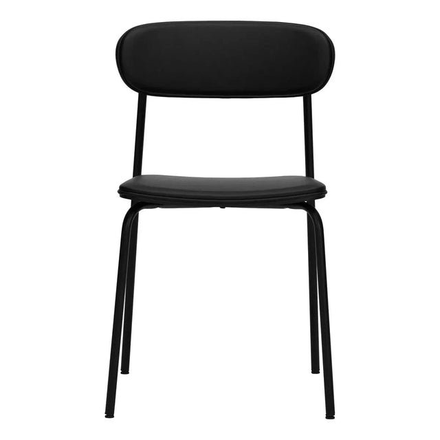 Stuhl Pova schwarz gepolstert 2er Set - House Doctor - DesignWe.Love