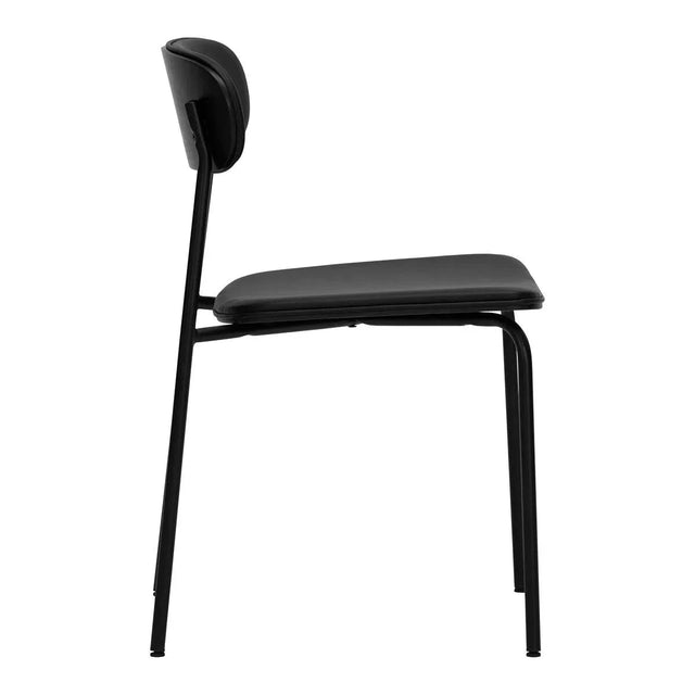 Stuhl Pova schwarz gepolstert 2er Set - House Doctor - DesignWe.Love