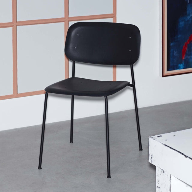 Stuhl Soft Edge 45 Black/Mono - HAY - DesignWe.Love