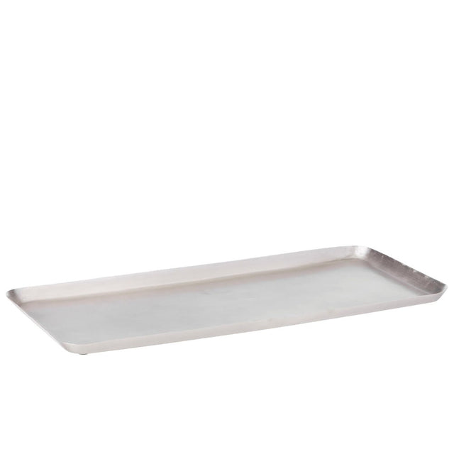 Tablett Ankit Tray rechteckig Silber - Bungalow DK - DesignWe.Love