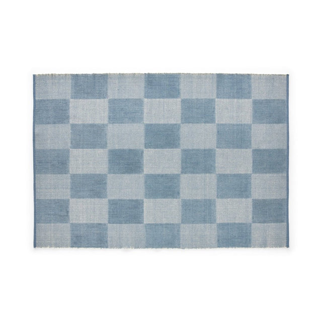 Teppich Check 140x200cm Light Blue - HAY - DesignWe.Love