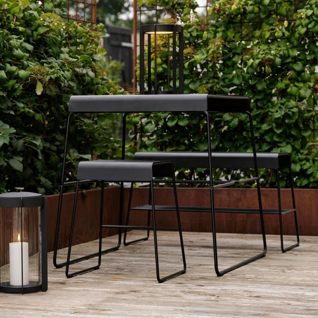 Tisch A - Café Table schwarz Outdoor - Zone Denmark - DesignWe.Love