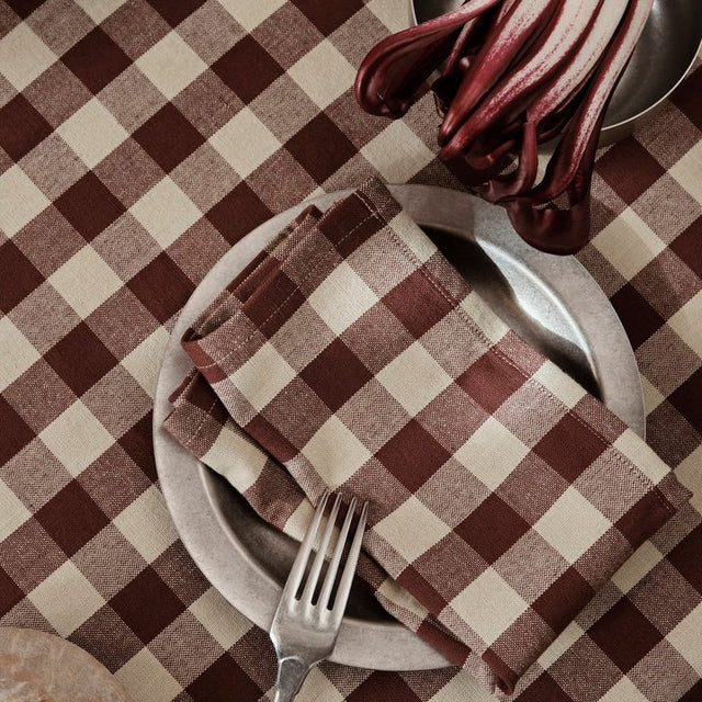 Tischdecke Bothy Checki 240x150 - ferm LIVING - DesignWe.Love