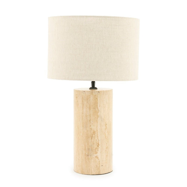 Tischleuchte Amara aus Travertin - By - Boo - DesignWe.Love