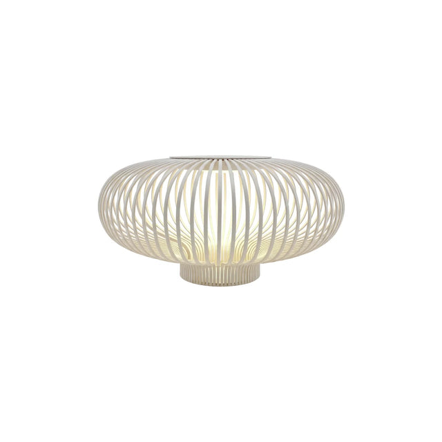 blomus Lito Tischleuchte LED M Moonbeam eingeschaltet – warmes LED-Licht bei DesignWe.Love