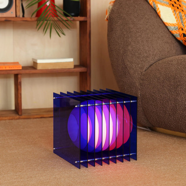 Tischleuchte Lớp Large Square Blau - Bang - DesignWe.Love