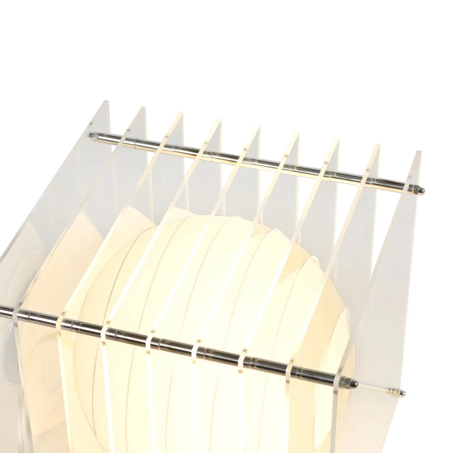 Tischleuchte Lớp Large Square Clear Acrylic - Bang - DesignWe.Love