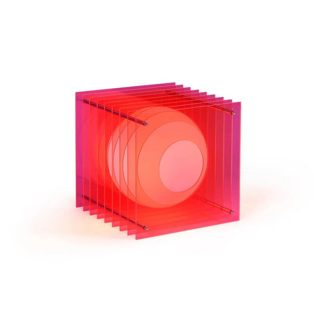 Tischleuchte Lớp Large Square Pink - Bang - DesignWe.Love