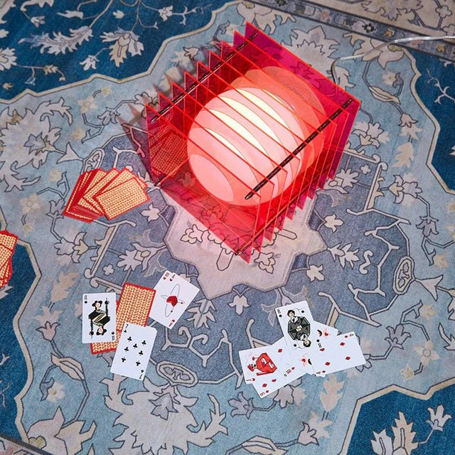 Tischleuchte Lớp Large Square Pink - Bang - DesignWe.Love