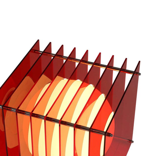 Tischleuchte Lớp Large Square Rot - Bang - DesignWe.Love
