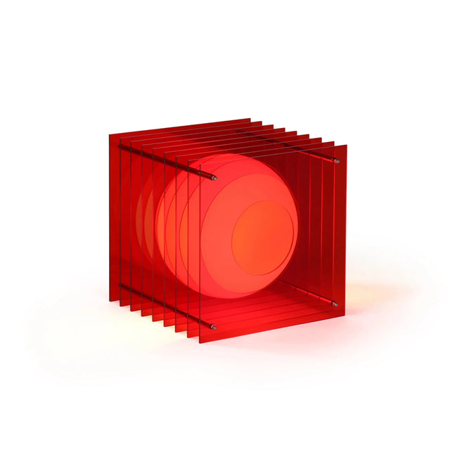 Tischleuchte Lớp Large Square Rot - Bang - DesignWe.Love