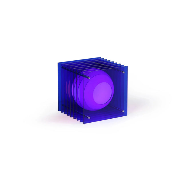Tischleuchte Lop Square Small Blue - Bang - DesignWe.Love