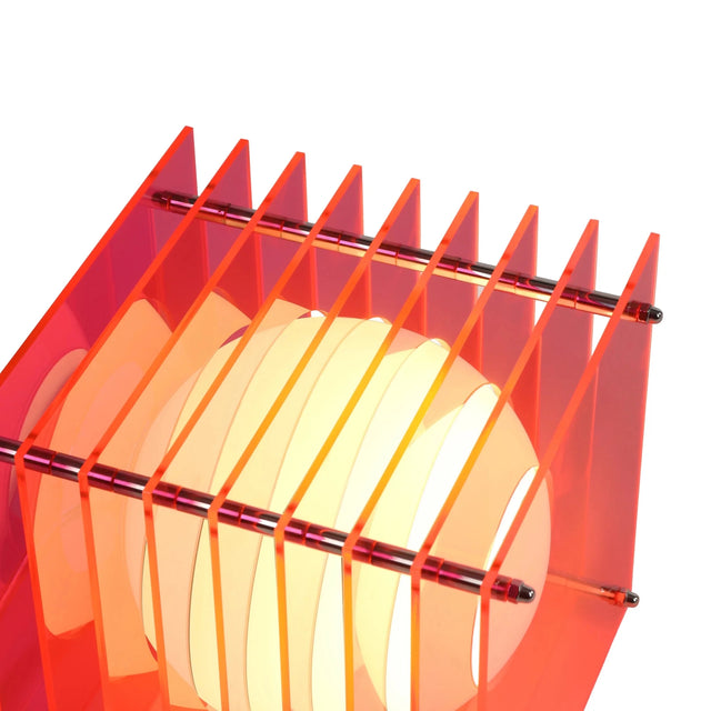Tischleuchte Lớp Small Square Electric Pink - Bang - DesignWe.Love