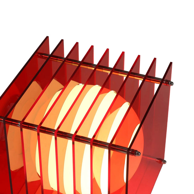 Tischleuchte Lớp Small Square Rot - Bang - DesignWe.Love