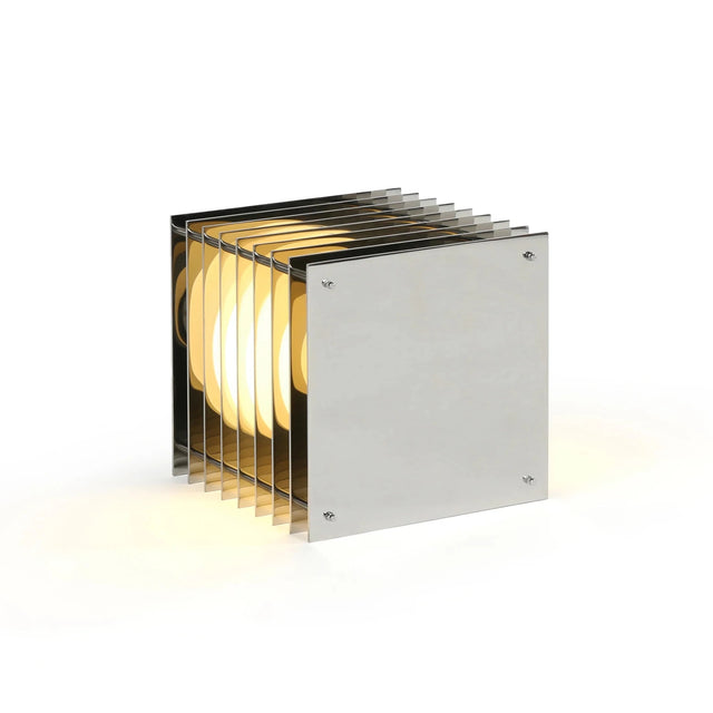 Tischleuchte Lớp Square Large Aluminium Polished - Bang - DesignWe.Love
