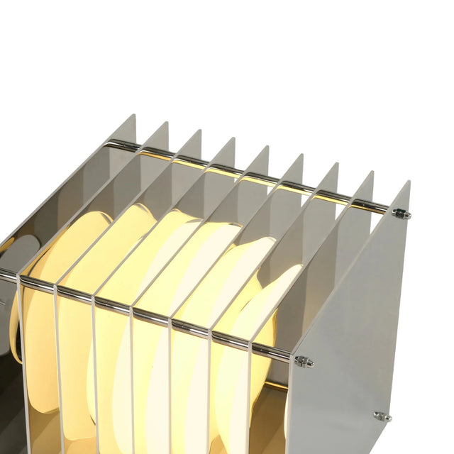 Tischleuchte Lớp Square Large Aluminium Polished - Bang - DesignWe.Love
