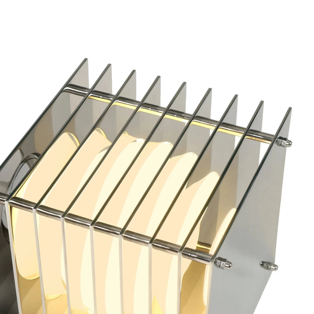 Tischleuchte Lớp Square Small Aluminium Polished - Bang - DesignWe.Love