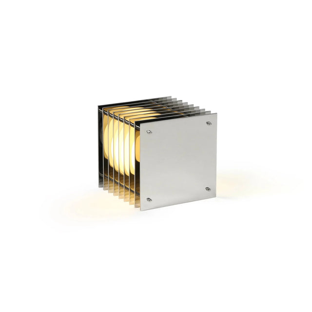 Tischleuchte Lớp Square Small Aluminium Polished - Bang - DesignWe.Love
