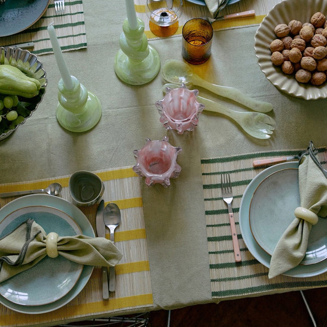 Tischset Bambus Lemon Einzeln - HK Living - DesignWe.Love
