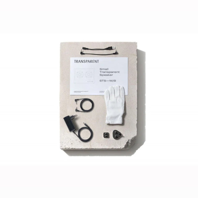 Transparent Speaker Small Schwarz - Bluetooth Lautsprecher Box - DesignWe.Love