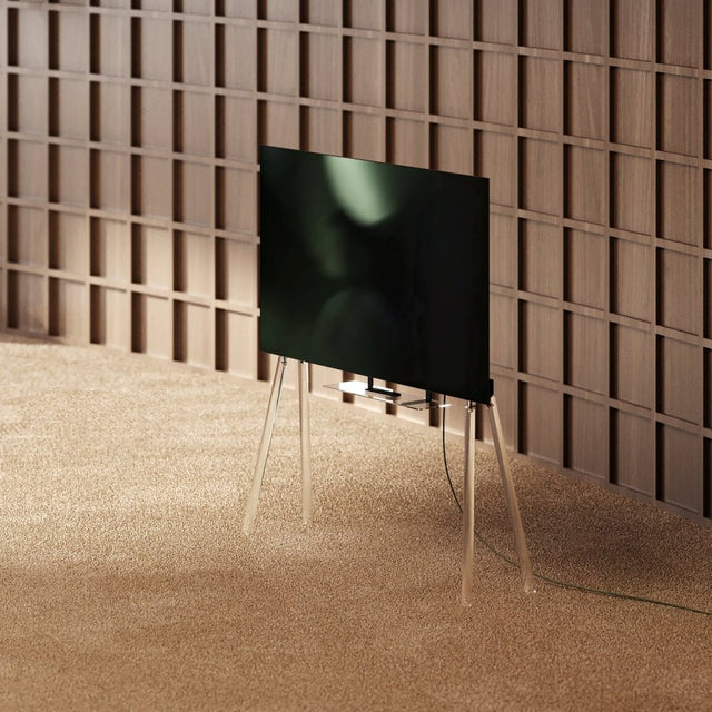 TV - Ständer aus Acryl für 42 - 55 Zoll TV, Transparent - JALG - DesignWe.Love