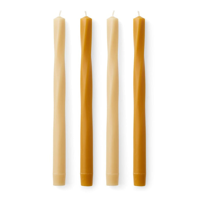 Twist Tapered Kerzen 4er Set - Audo - DesignWe.Love