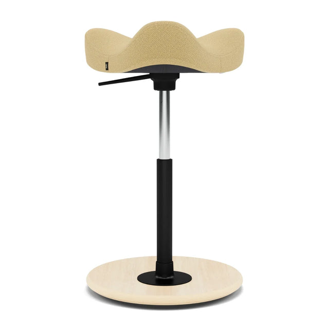 Varier Move Compact Sattelhocker, Holzbasis Natur, Bezug Tonal 62156, Packshot