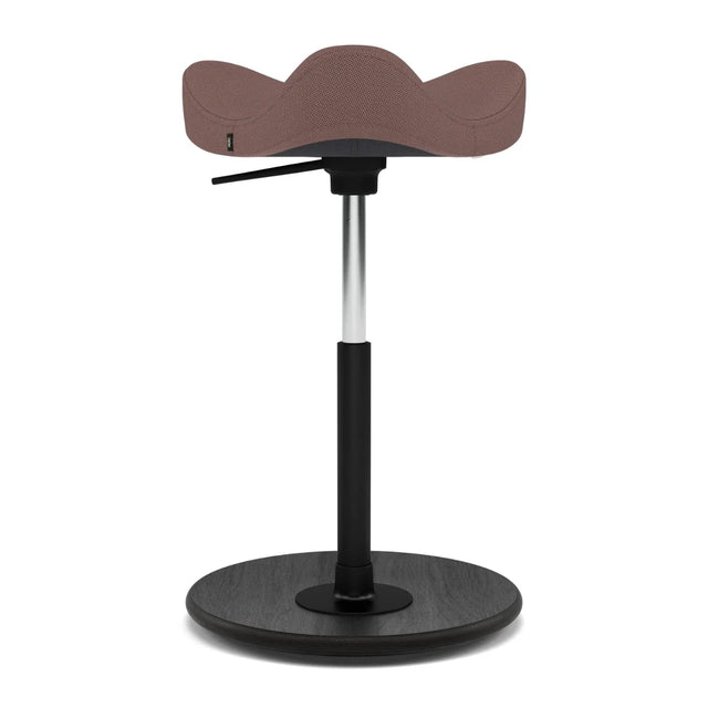Varier Move Compact Sattelhocker, Holzbasis Schwarz, Bezug Tonal 64211, Packshot