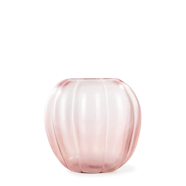 Vase Lalibela M Rosé – Guaxs mundgeblasenes Glas H 20