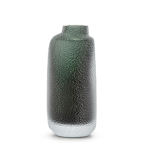 Vase Lugano Tall Black Steelgrey – Guaxs Bohemian Crystal