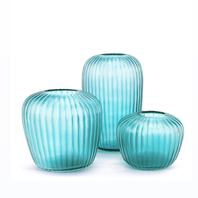 Vase Melrose S Petrol H 15 - Guaxs - DesignWe.Love