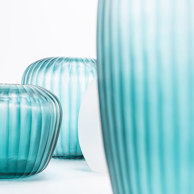 Vase Melrose S Petrol H 15 - Guaxs - DesignWe.Love