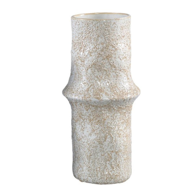 Vase Poales L - Keramik - Vase Weiß Ø 10 × H 30 cm - DesignWe.Love