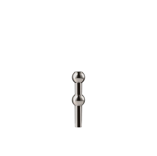 Vase Schwarz Chrom - Stoff Nagel