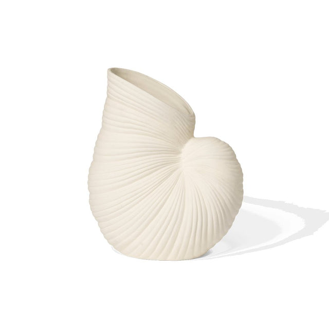 Vase Shell, Off - White - ferm LIVING - DesignWe.Love