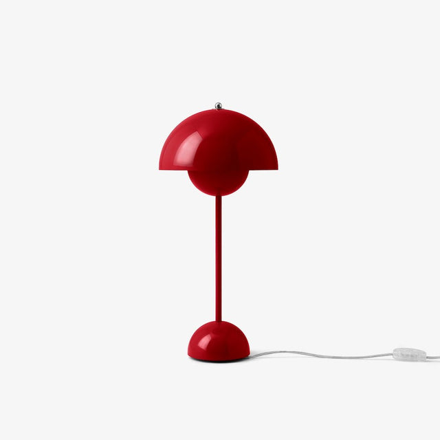 VP3 Flowerpot Tischleuchte Zinnoberrot - &Tradition - DesignWe.Love