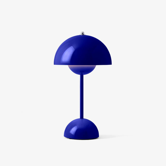 VP9 Flowerpot Akkuleuchte Cobalt Blue - &Tradition - DesignWe.Love
