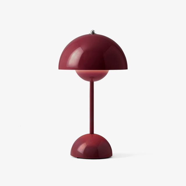 VP9 Flowerpot Akkuleuchte Dark Plum - &Tradition - DesignWe.Love