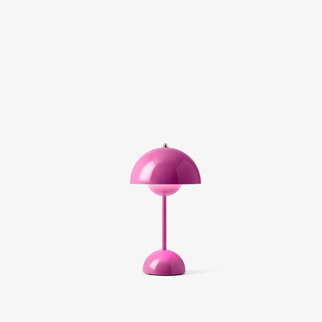 VP9 Flowerpot Akkuleuchte Tangy Pink - &Tradition - DesignWe.Love