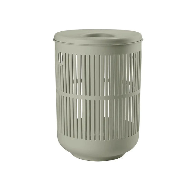 Wäschekorb Ume mit Deckel Eucalyptus Zone Denmark, Design-Wäschekorb rund