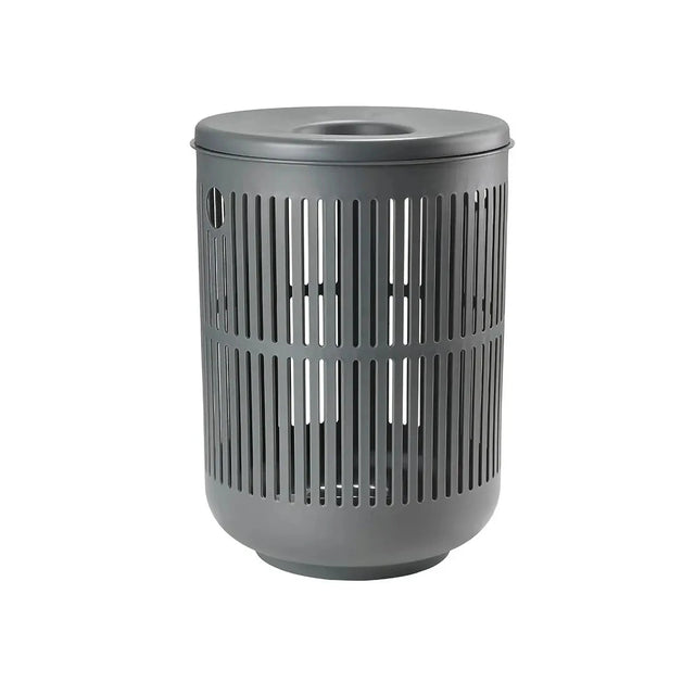 Wäschekorb Ume mit Deckel Grey Zone Denmark, Design-Wäschekorb rund