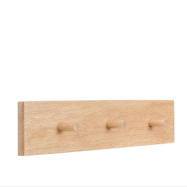Wandgarderobe Folk aus Holz/Eiche small - Hübsch Interior - DesignWe.Love