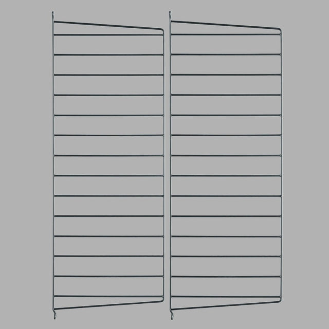 Wandleiter 2er Set grau 75x30cm - Regalsystem - String Furniture - DesignWe.Love