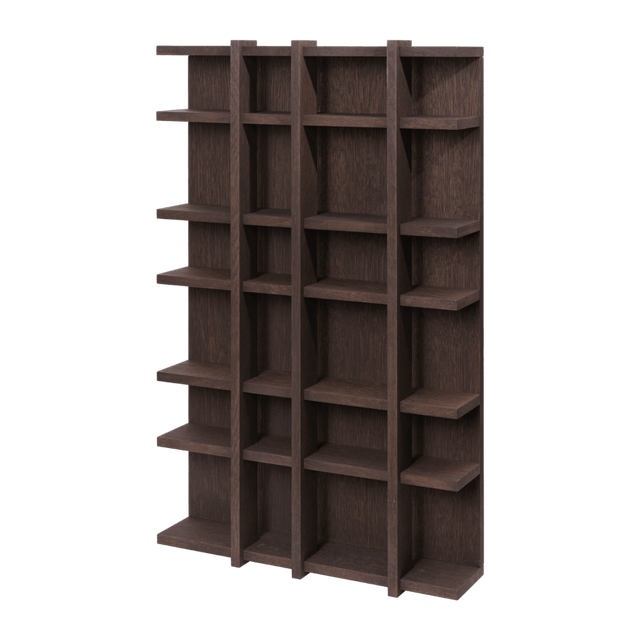 Wandregal Tilem - 4x6 - Dark Stained Oak - ferm Living - DesignWe.Love