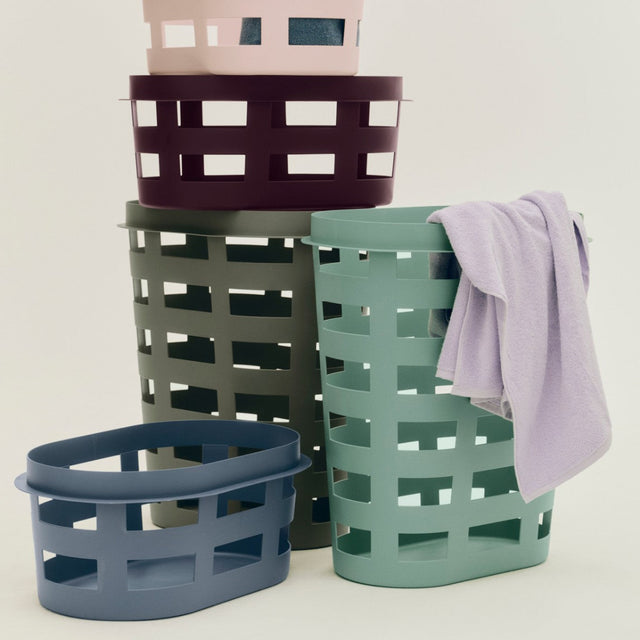 Wäschekorb Basket Blue - HAY