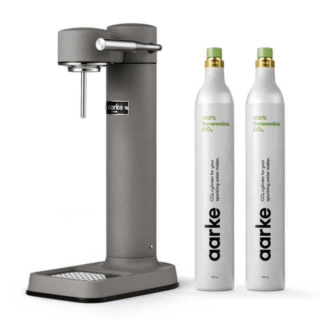 Wassersprudler Carbonator 3 Mattgrau Starter - Kit - Aarke - DesignWe.Love